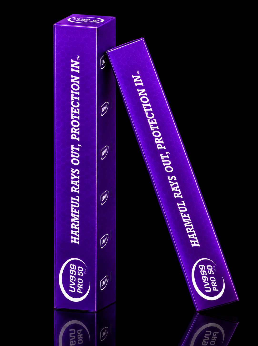 UV PRO 50 glare control on a daytime drive